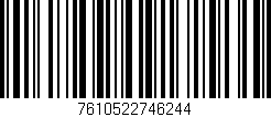 Código de barras (EAN, GTIN, SKU, ISBN): '7610522746244'