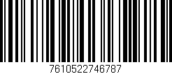 Código de barras (EAN, GTIN, SKU, ISBN): '7610522746787'