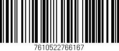 Código de barras (EAN, GTIN, SKU, ISBN): '7610522766167'