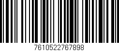 Código de barras (EAN, GTIN, SKU, ISBN): '7610522767898'