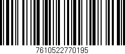 Código de barras (EAN, GTIN, SKU, ISBN): '7610522770195'