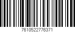 Código de barras (EAN, GTIN, SKU, ISBN): '7610522776371'