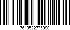 Código de barras (EAN, GTIN, SKU, ISBN): '7610522776890'