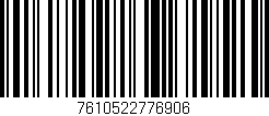 Código de barras (EAN, GTIN, SKU, ISBN): '7610522776906'