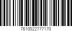 Código de barras (EAN, GTIN, SKU, ISBN): '7610522777170'