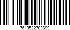 Código de barras (EAN, GTIN, SKU, ISBN): '7610522780699'