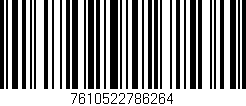 Código de barras (EAN, GTIN, SKU, ISBN): '7610522786264'