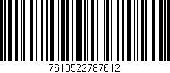 Código de barras (EAN, GTIN, SKU, ISBN): '7610522787612'