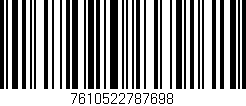 Código de barras (EAN, GTIN, SKU, ISBN): '7610522787698'
