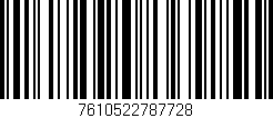 Código de barras (EAN, GTIN, SKU, ISBN): '7610522787728'