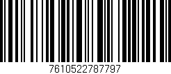 Código de barras (EAN, GTIN, SKU, ISBN): '7610522787797'