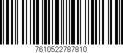 Código de barras (EAN, GTIN, SKU, ISBN): '7610522787810'