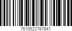 Código de barras (EAN, GTIN, SKU, ISBN): '7610522787841'