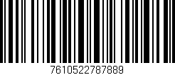 Código de barras (EAN, GTIN, SKU, ISBN): '7610522787889'