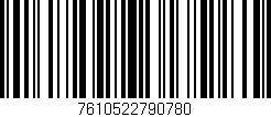 Código de barras (EAN, GTIN, SKU, ISBN): '7610522790780'