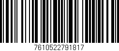 Código de barras (EAN, GTIN, SKU, ISBN): '7610522791817'