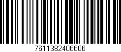 Código de barras (EAN, GTIN, SKU, ISBN): '7611382406606'
