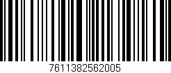 Código de barras (EAN, GTIN, SKU, ISBN): '7611382562005'