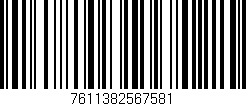 Código de barras (EAN, GTIN, SKU, ISBN): '7611382567581'
