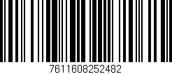 Código de barras (EAN, GTIN, SKU, ISBN): '7611608252482'