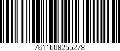 Código de barras (EAN, GTIN, SKU, ISBN): '7611608255278'