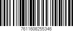 Código de barras (EAN, GTIN, SKU, ISBN): '7611608255346'