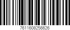 Código de barras (EAN, GTIN, SKU, ISBN): '7611608256626'