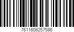 Código de barras (EAN, GTIN, SKU, ISBN): '7611608257586'