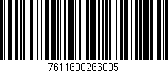 Código de barras (EAN, GTIN, SKU, ISBN): '7611608266885'