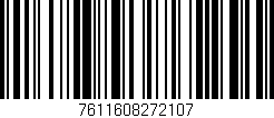 Código de barras (EAN, GTIN, SKU, ISBN): '7611608272107'