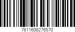 Código de barras (EAN, GTIN, SKU, ISBN): '7611608276570'