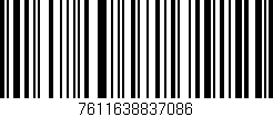 Código de barras (EAN, GTIN, SKU, ISBN): '7611638837086'