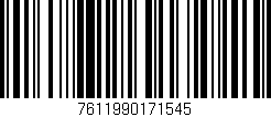 Código de barras (EAN, GTIN, SKU, ISBN): '7611990171545'