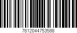 Código de barras (EAN, GTIN, SKU, ISBN): '7612044753588'