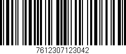 Código de barras (EAN, GTIN, SKU, ISBN): '7612307123042'