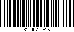 Código de barras (EAN, GTIN, SKU, ISBN): '7612307125251'