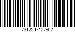 Código de barras (EAN, GTIN, SKU, ISBN): '7612307127507'