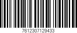 Código de barras (EAN, GTIN, SKU, ISBN): '7612307129433'