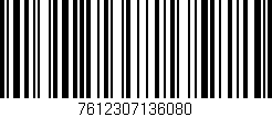 Código de barras (EAN, GTIN, SKU, ISBN): '7612307136080'