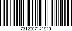 Código de barras (EAN, GTIN, SKU, ISBN): '7612307141978'