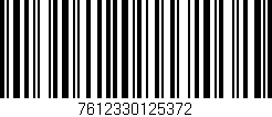 Código de barras (EAN, GTIN, SKU, ISBN): '7612330125372'