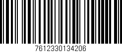 Código de barras (EAN, GTIN, SKU, ISBN): '7612330134206'