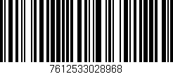 Código de barras (EAN, GTIN, SKU, ISBN): '7612533028968'
