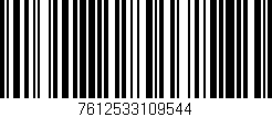 Código de barras (EAN, GTIN, SKU, ISBN): '7612533109544'