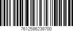 Código de barras (EAN, GTIN, SKU, ISBN): '7612586239700'