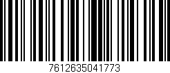 Código de barras (EAN, GTIN, SKU, ISBN): '7612635041773'