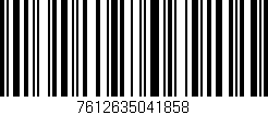 Código de barras (EAN, GTIN, SKU, ISBN): '7612635041858'