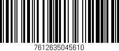 Código de barras (EAN, GTIN, SKU, ISBN): '7612635045610'