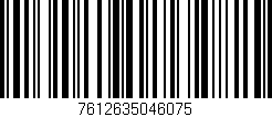 Código de barras (EAN, GTIN, SKU, ISBN): '7612635046075'