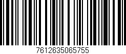 Código de barras (EAN, GTIN, SKU, ISBN): '7612635065755'